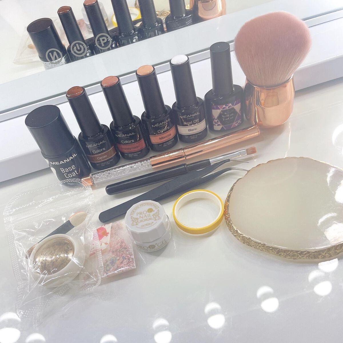 プレミアムノーワイプトップジェル/ネイル工房/ジェルネイルを使ったクチコミ(8枚目)