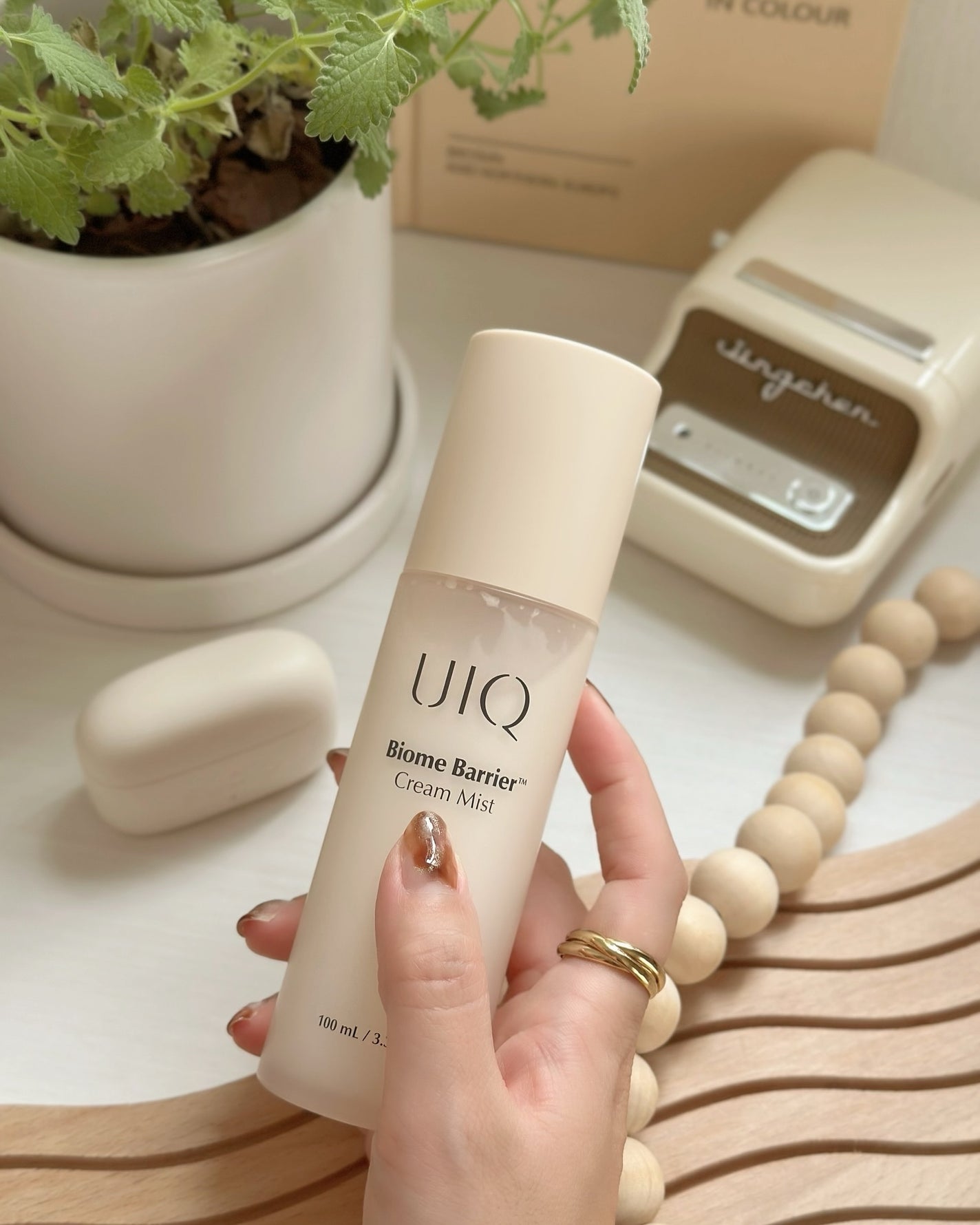 バイオームバリア クリームミスト/UIQ/ミスト状化粧水を使ったクチコミ(4枚目)