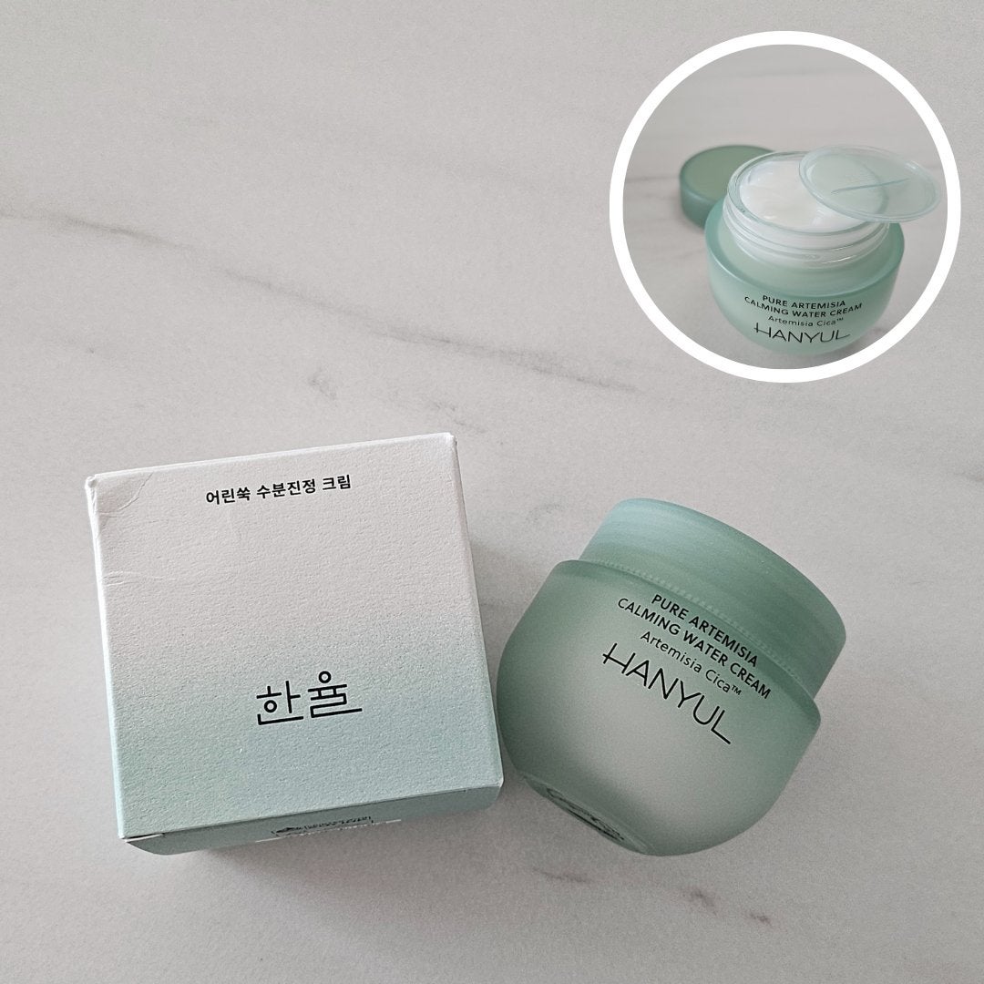 ピュアアルテミシア カーミングウォータークリーム/HANYUL(ハンユル)/フェイスクリームを使ったクチコミ(3枚目)
