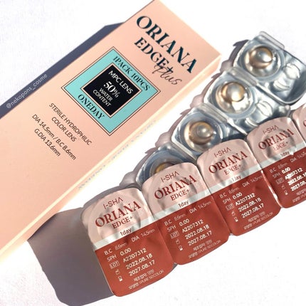 ORIANA EDGE+1DAY/蜜のレンズ/ワンデー(1DAY)カラコンを使ったクチコミ(5枚目)