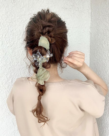 PUバンド/FLORA/ヘアアクセサリーを使ったクチコミ(3枚目)