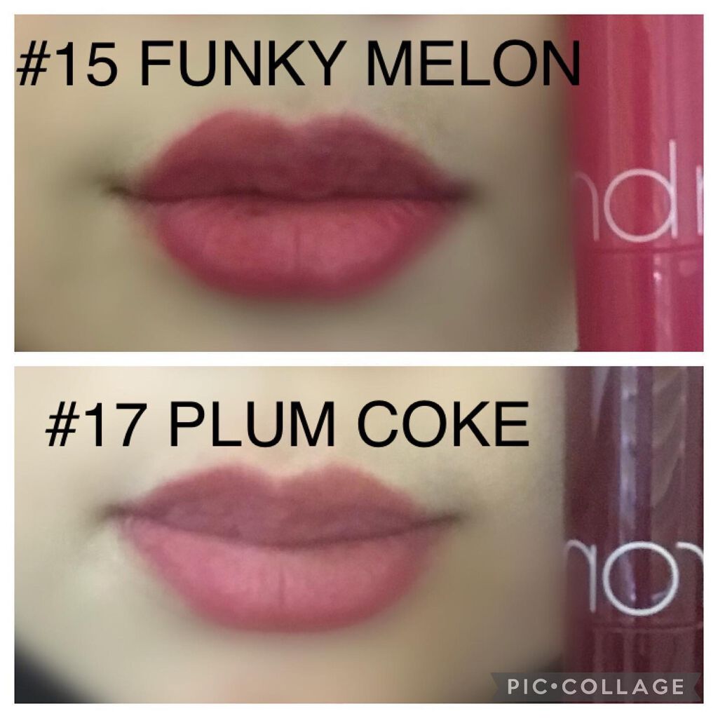 ジューシーラスティングティント/rom&nd/リップティントを使ったクチコミ(2枚目)