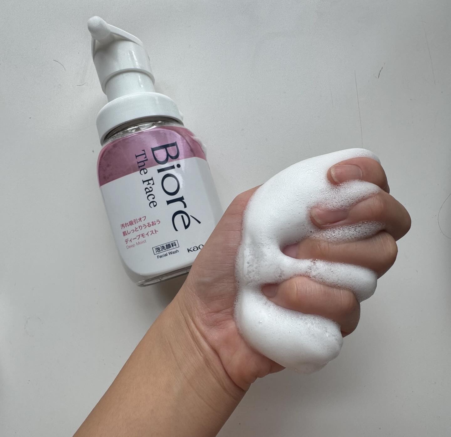 ビオレ ザフェイス 泡洗顔料 ディープモイスト/ビオレ/泡洗顔を使ったクチコミ（3枚目）
