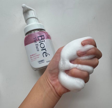 ビオレ ザフェイス 泡洗顔料 ディープモイスト/ビオレ/泡洗顔を使ったクチコミ(3枚目)