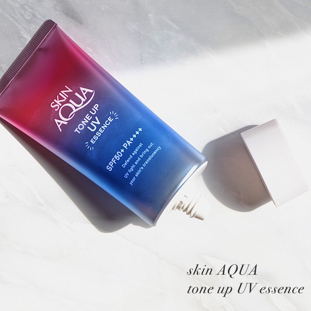 スキンアクア トーンアップUVエッセンス/スキンアクア/日焼け止めクリームを使ったクチコミ（1枚目）