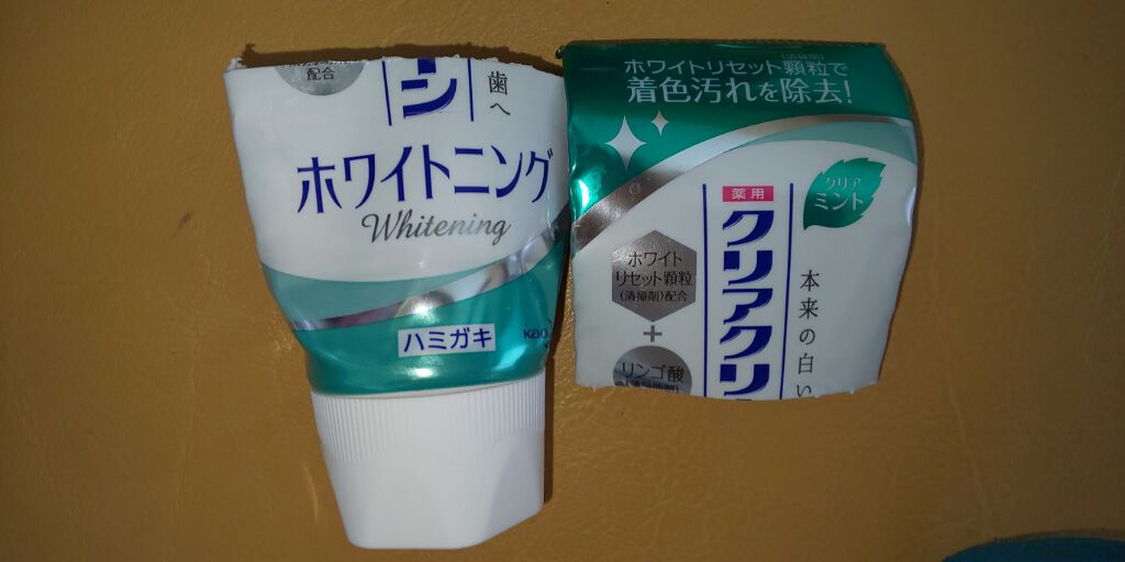 クリアクリーンホワイトニング クリアミント/クリアクリーン/歯磨き粉を使ったクチコミ(2枚目)