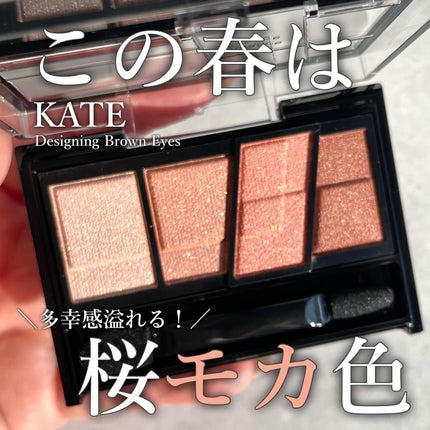 デザイニングブラウンアイズ/KATE/アイシャドウパレットを使ったクチコミ(1枚目)