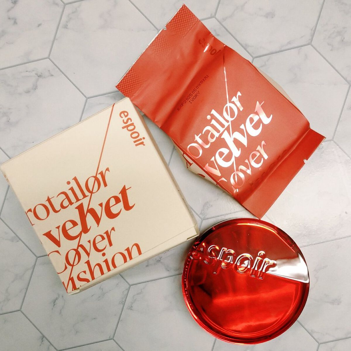 プロテーラービーベルベットカバークッション/espoir/クッションファンデーションを使ったクチコミ（2枚目）