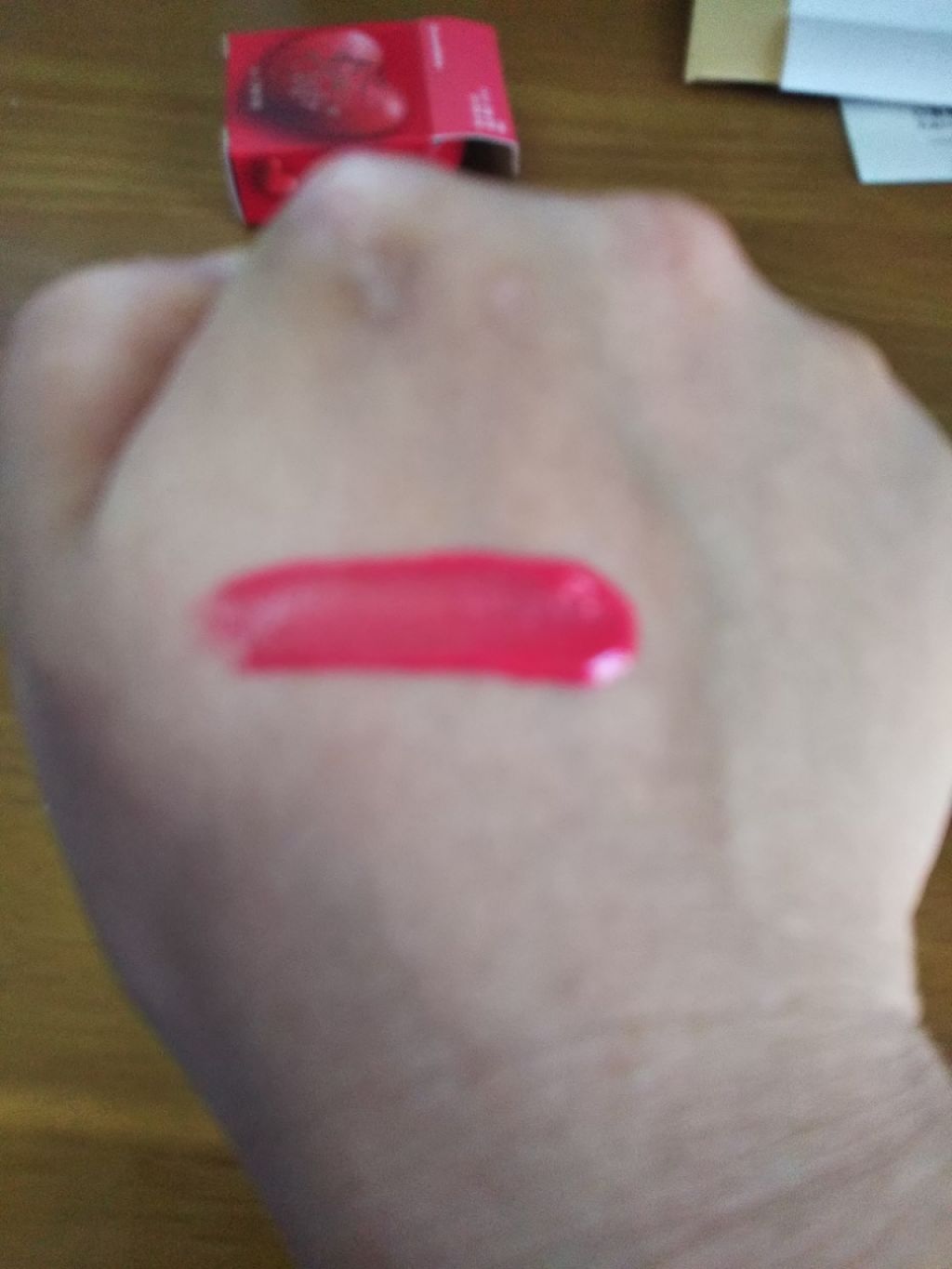 ラブミー コーティング ティント/the SAEM/リップティントを使ったクチコミ（3枚目）