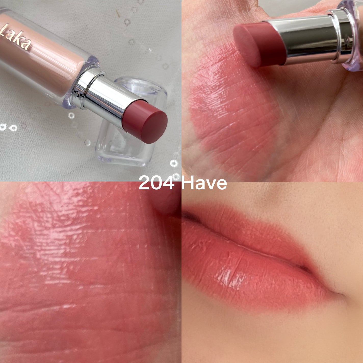 ボンディンググロウリップスティック/Laka/口紅を使ったクチコミ(3枚目)