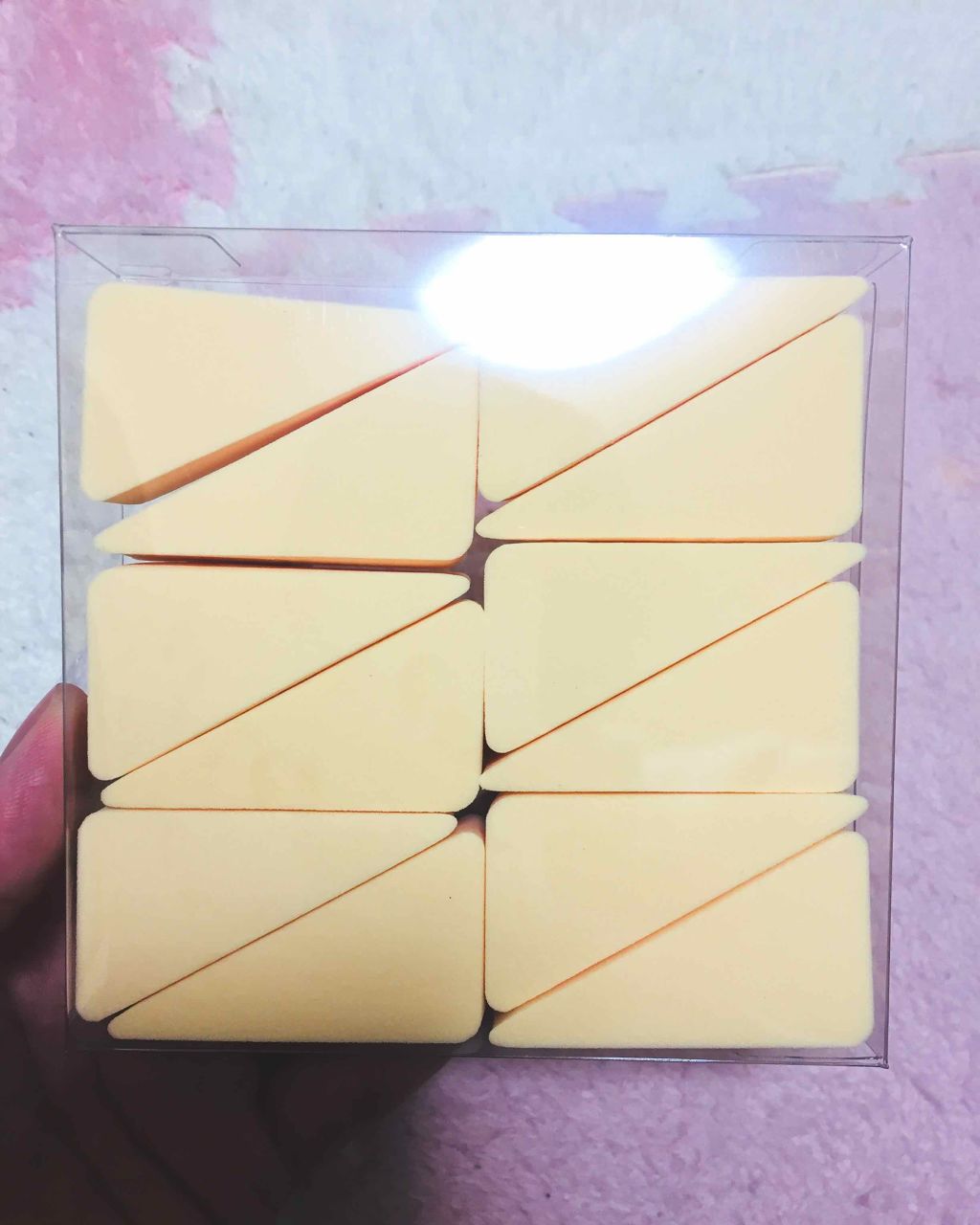 ジェリータッチスポンジ ウェッジ型/ロージーローザ/パフ・スポンジを使ったクチコミ（2枚目）