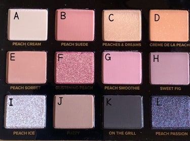 ホワイトピーチ マルチダイメンショナル アイシャドウ パレット/Too Faced/アイシャドウパレットを使ったクチコミ（3枚目）