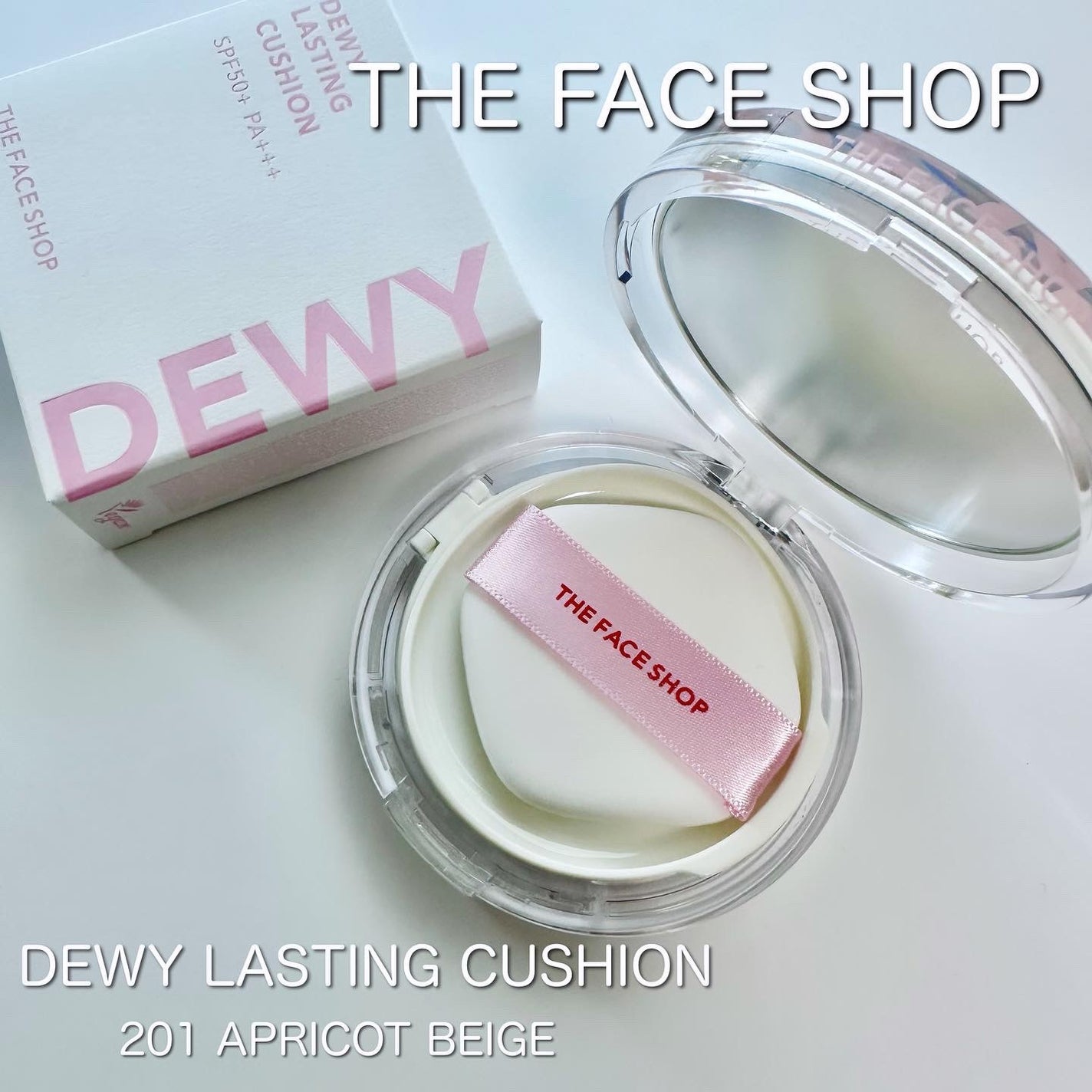 デューイーラスティングクッション/THE FACE SHOP/クッションファンデーションを使ったクチコミ(1枚目)