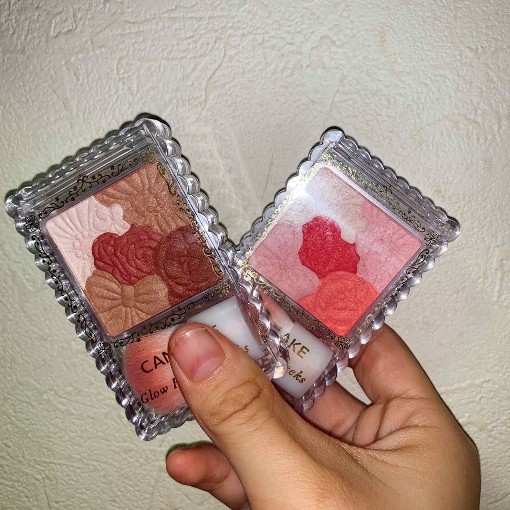 グロウフルールチークス/キャンメイク/パウダーチークを使ったクチコミ(1枚目)