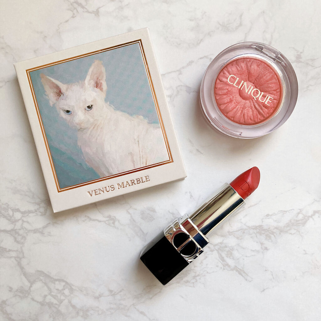 ルージュ ディオール 525 シェリー メタリック/Dior/口紅を使ったクチコミ（1枚目）