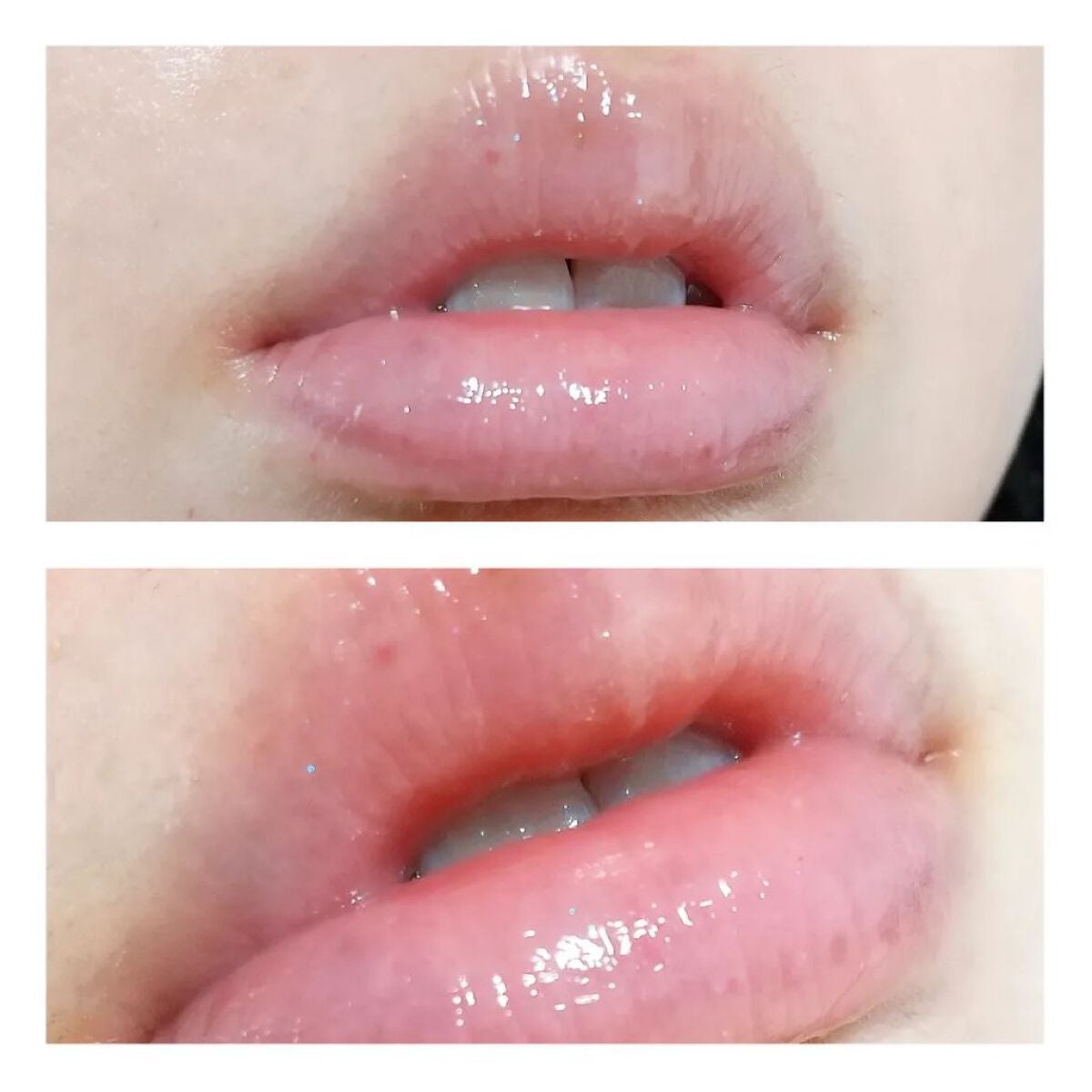 ウォータリーグロウリップ/CEZANNE/リップグロスを使ったクチコミ(3枚目)