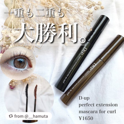 パーフェクトエクステンション マスカラ for カール/D-UP/マスカラを使ったクチコミ(1枚目)