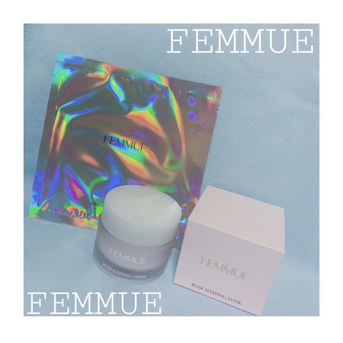 ドリームグロウマスク RR（透明感・キメ）/FEMMUE/シートマスク・パックを使ったクチコミ（1枚目）
