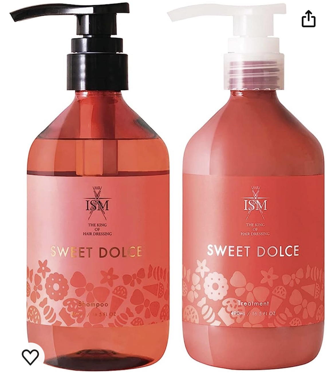 スイート ドルチェ シャンプー トリートメント シャンプー/ISM/市販シャンプーを使ったクチコミ（1枚目）