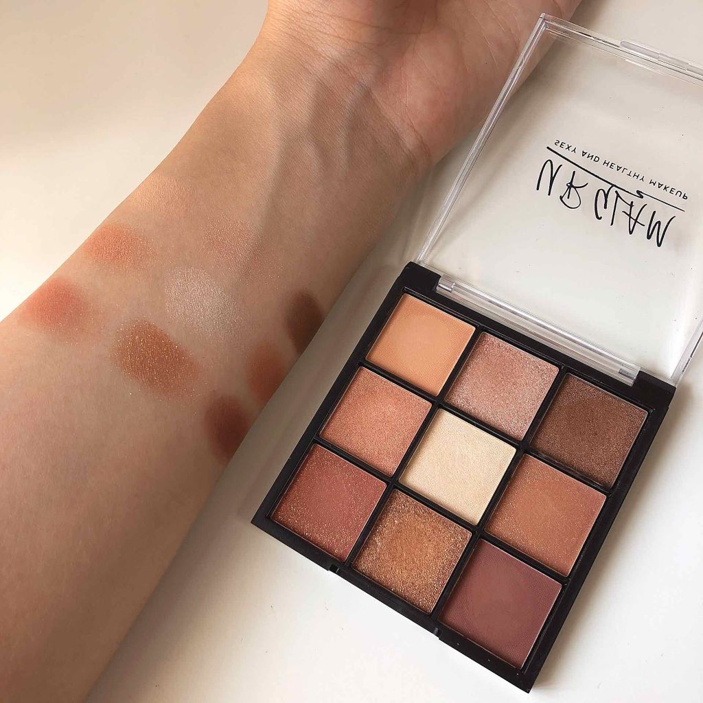 UR GLAM BLOOMING EYE COLOR PALETTE/U R GLAM/アイシャドウパレットを使ったクチコミ(3枚目)