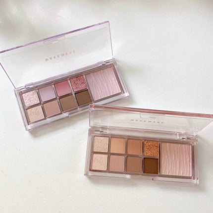 ミックスブラーリングアイパレット/wakemake/マルチパレットを使ったクチコミ(2枚目)