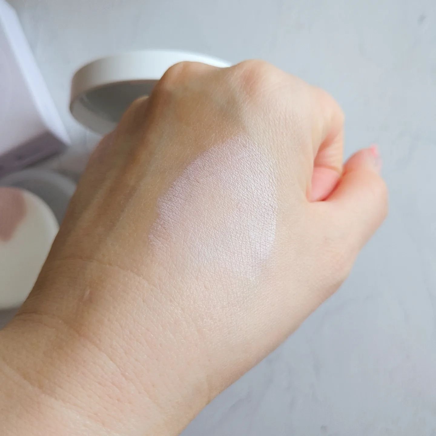 コンプリメントシリーズクッション 紫色(ボラ)/Ameli/クッションファンデーションを使ったクチコミ（3枚目）