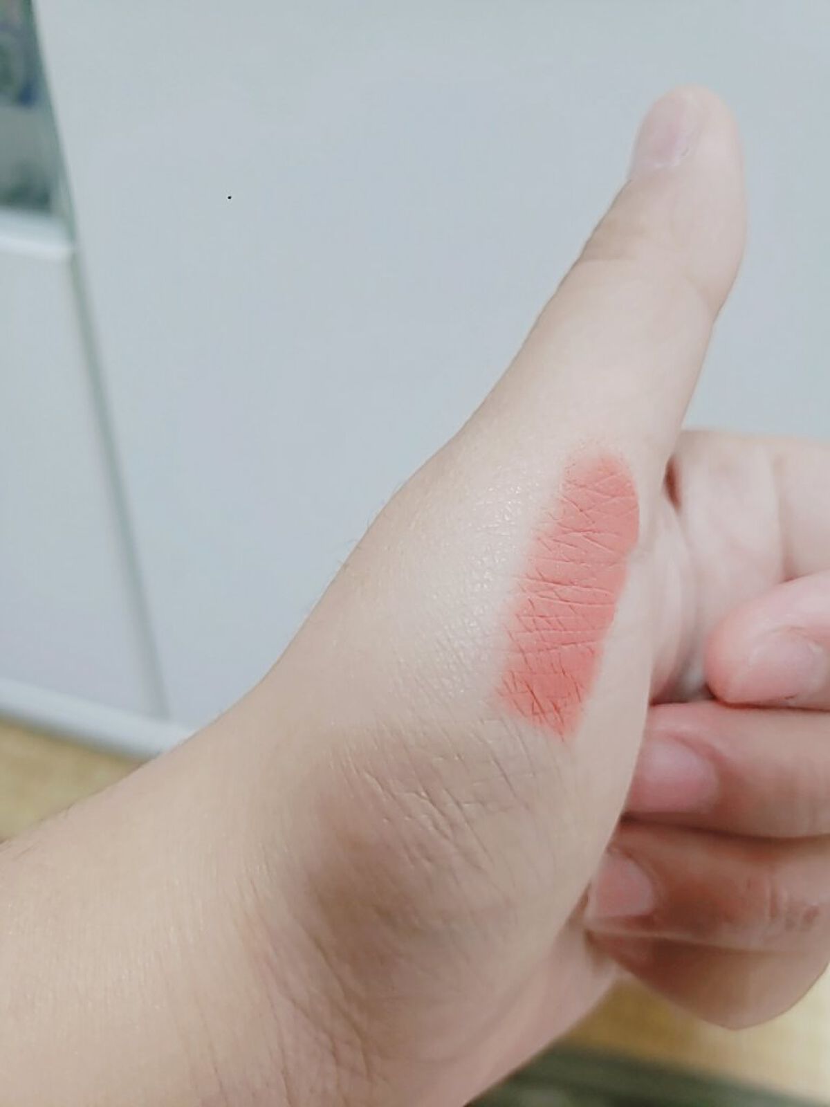 ソフトベルベット リップスティック 02 メープルラテ/dasique/口紅を使ったクチコミ（3枚目）