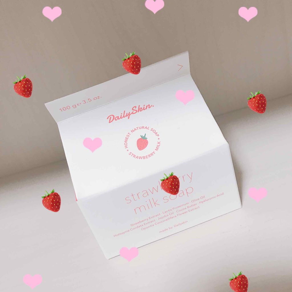 strawberry milk soap/Daily Skin/洗顔石鹸を使ったクチコミ（1枚目）