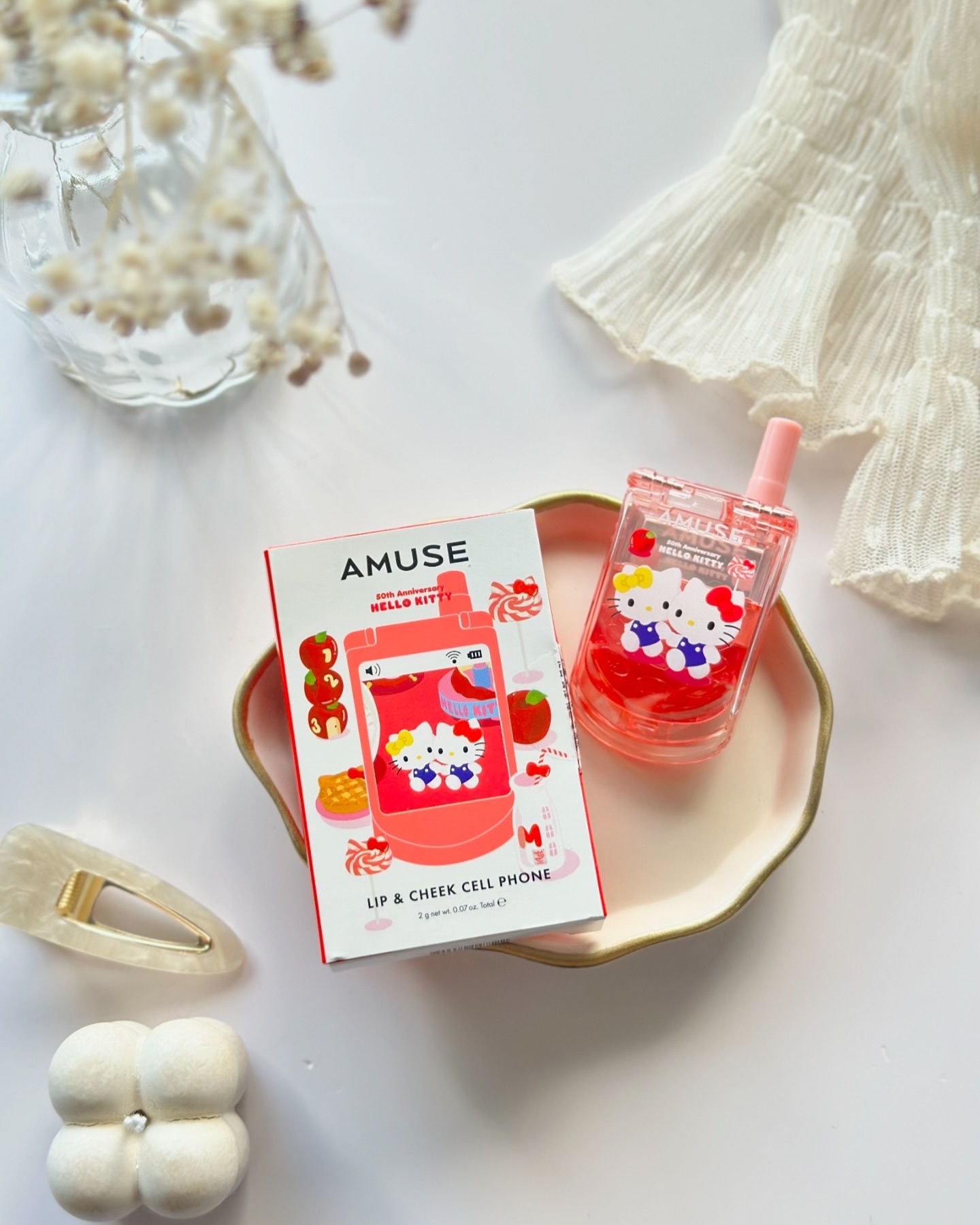 ジェルフィットティント/AMUSE/リップティントを使ったクチコミ（2枚目）