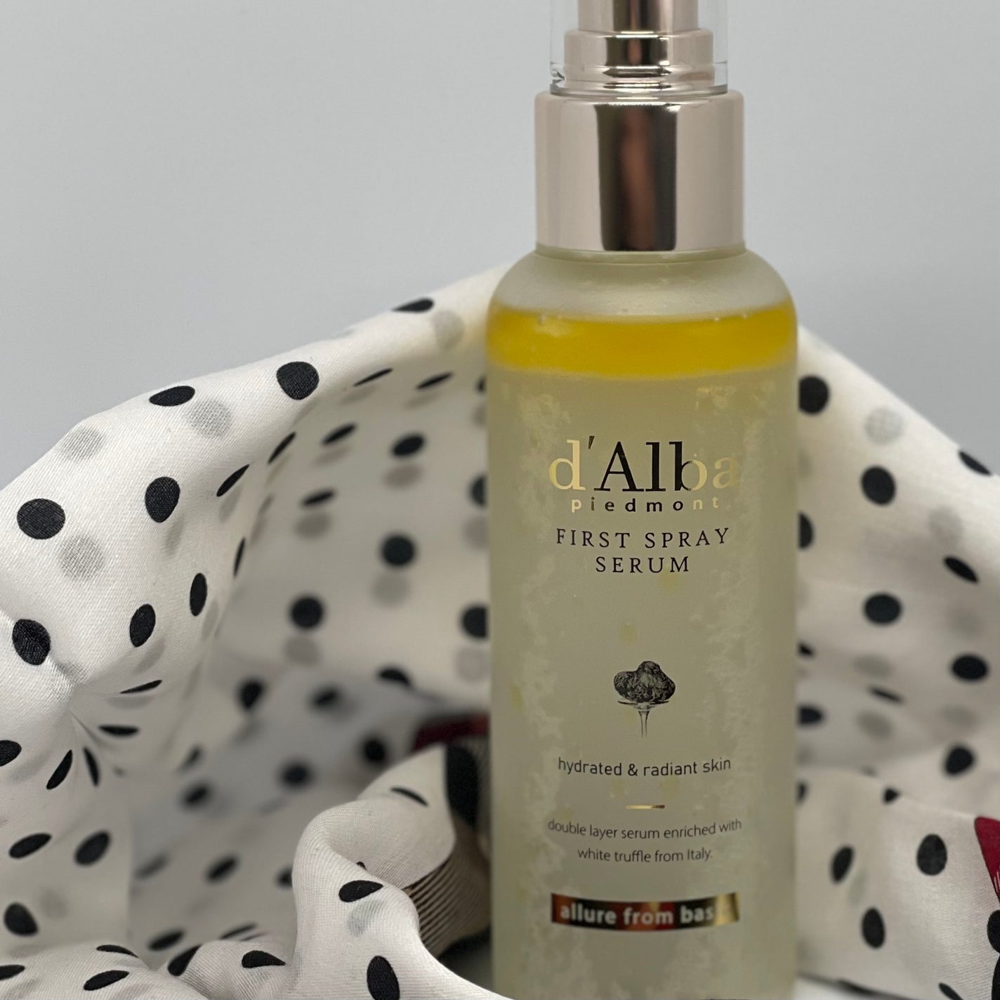 ダルバ ホワイトトリュフファーストスプレーセラム/ダルバ/ミスト状化粧水を使ったクチコミ(1枚目)