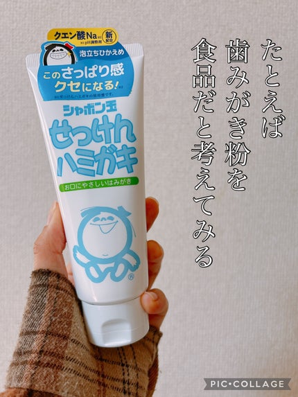 シャボン玉せっけんハミガキ/シャボン玉石けん/歯磨き粉を使ったクチコミ(1枚目)