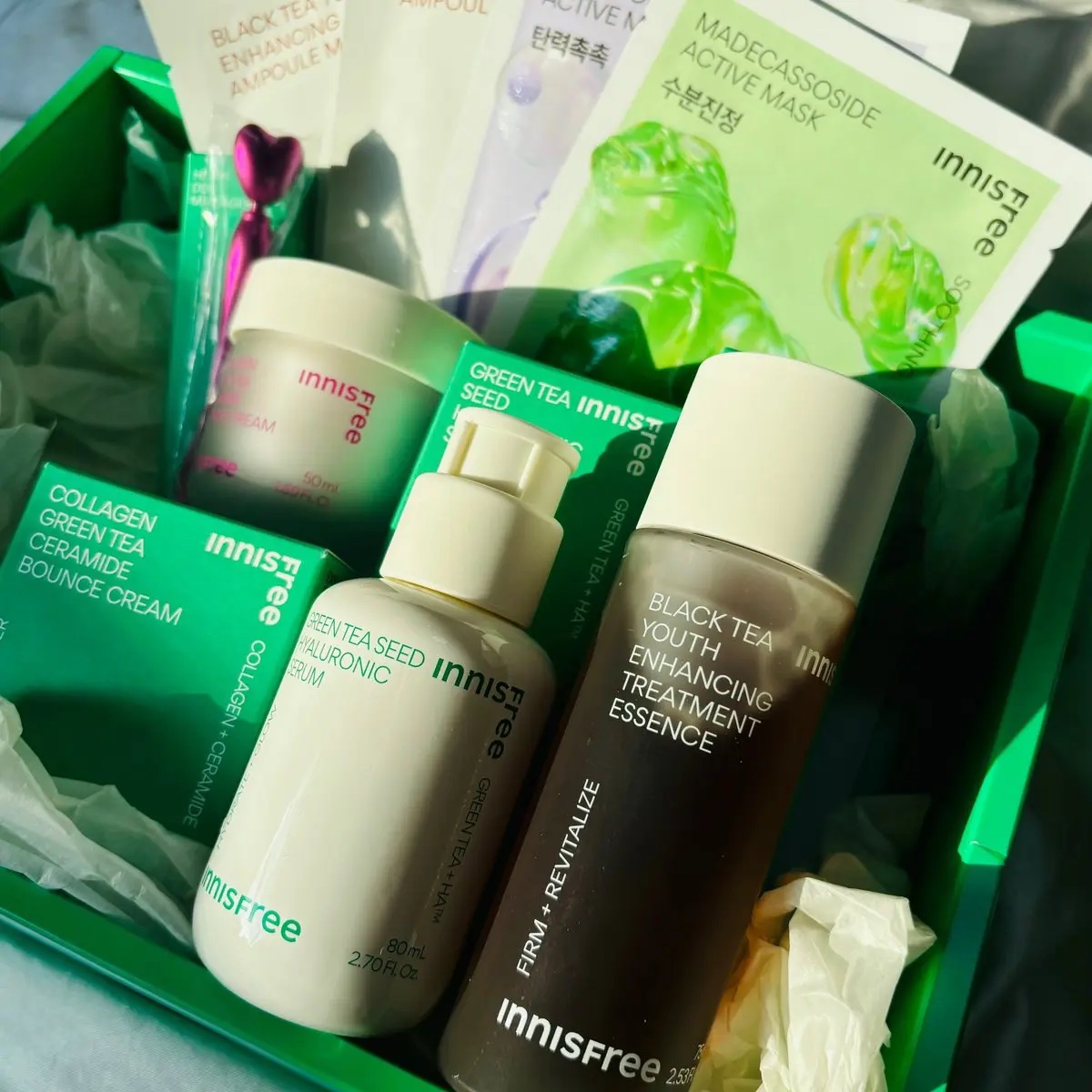 ブラックティー　ユース　トリートメント　エッセンス 本体145ml/innisfree/美容液を使ったクチコミ（1枚目）