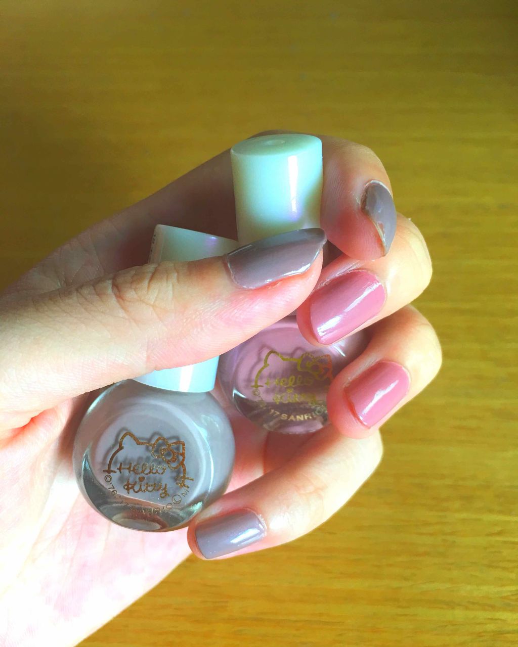 サンリオネイル/DAISO/マニキュアを使ったクチコミ(3枚目)