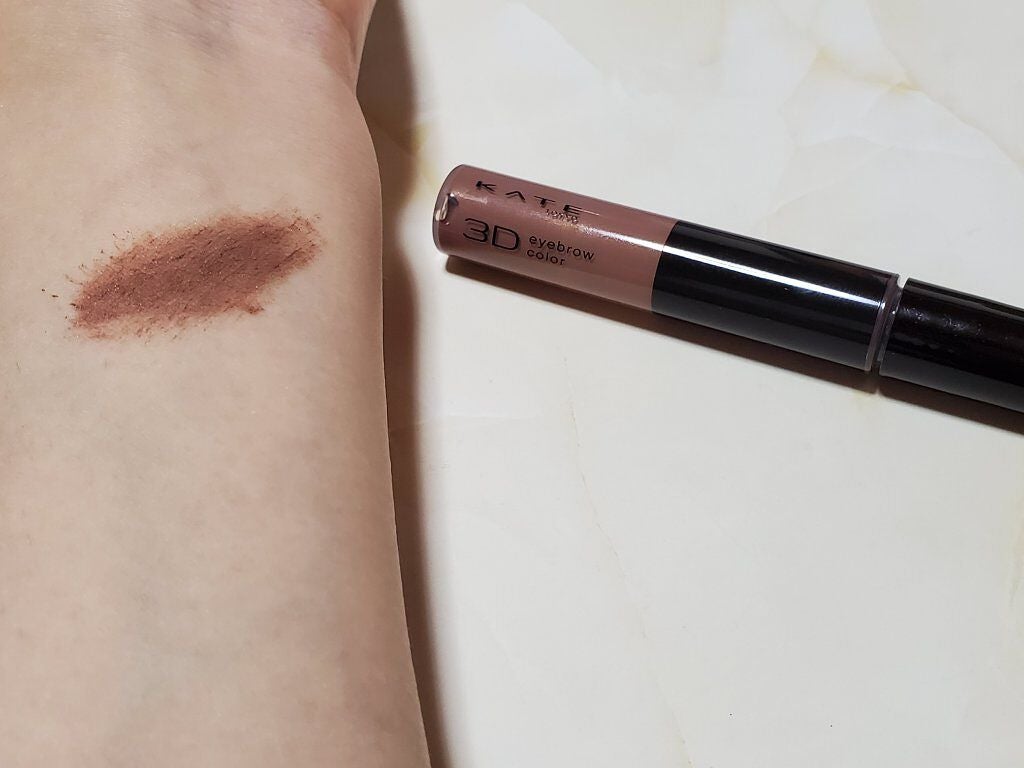 3DアイブロウカラーN/KATE/眉マスカラを使ったクチコミ(1枚目)