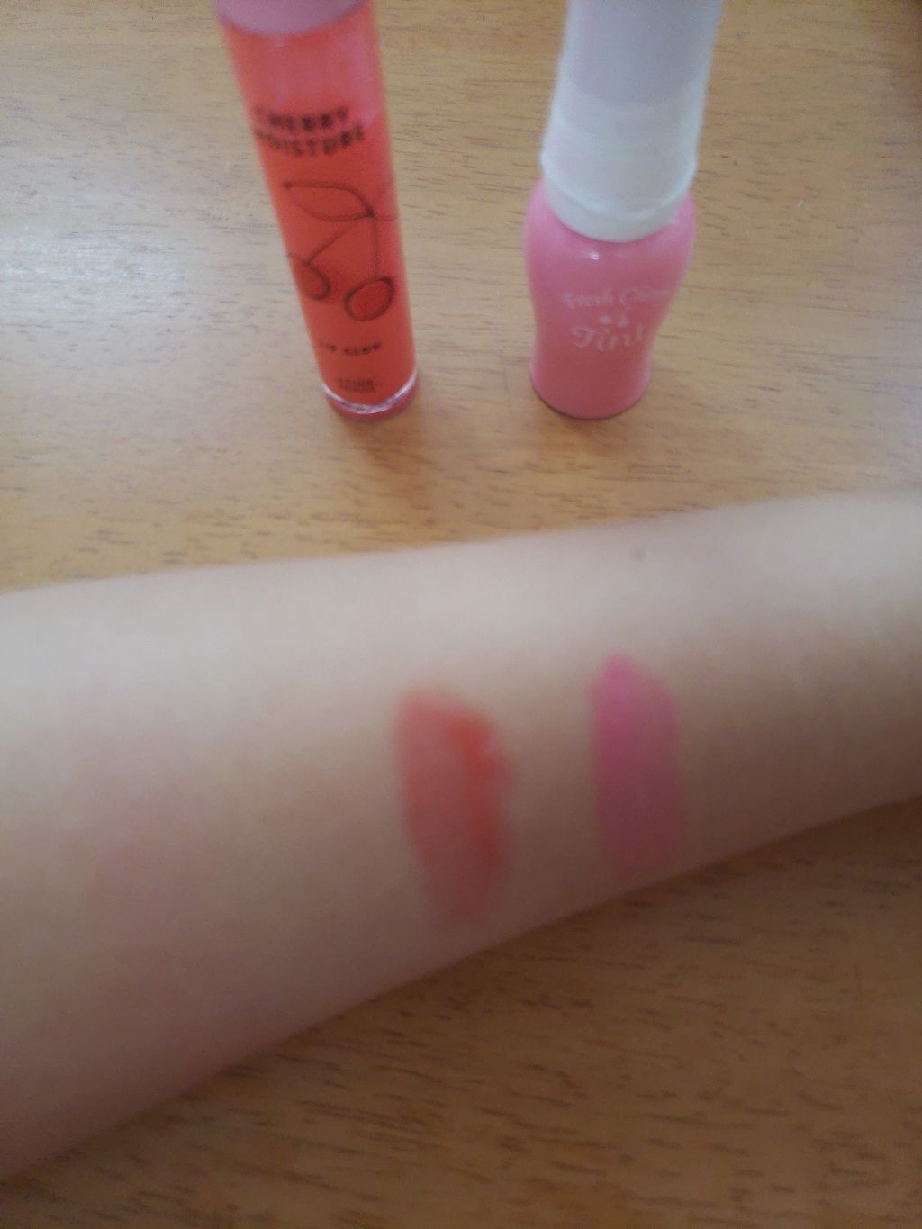 フレッシュチェリー リップティント/ETUDE/リップグロスを使ったクチコミ(3枚目)