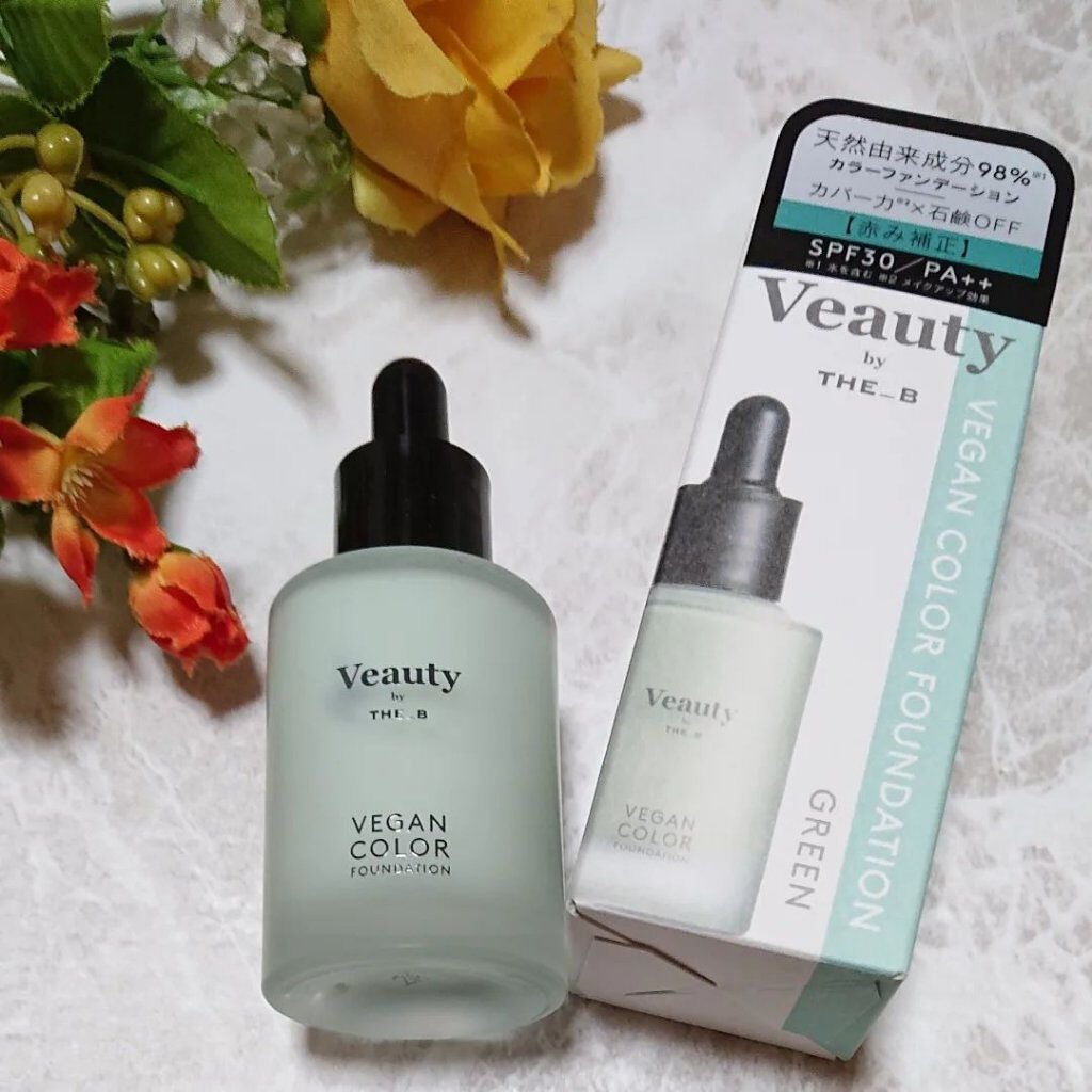 ヴィーガン カラーファンデーション/Veauty by THE_B/リキッドファンデーションを使ったクチコミ(4枚目)