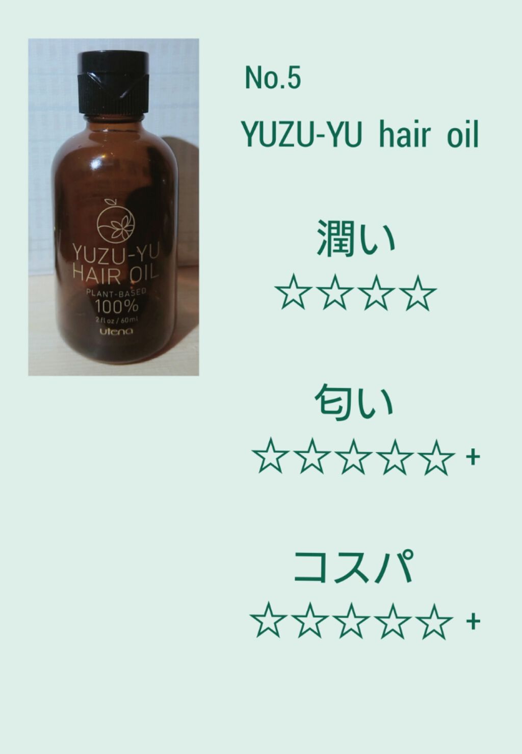 ヘアオイル/ゆず油/ヘアオイルを使ったクチコミ(2枚目)