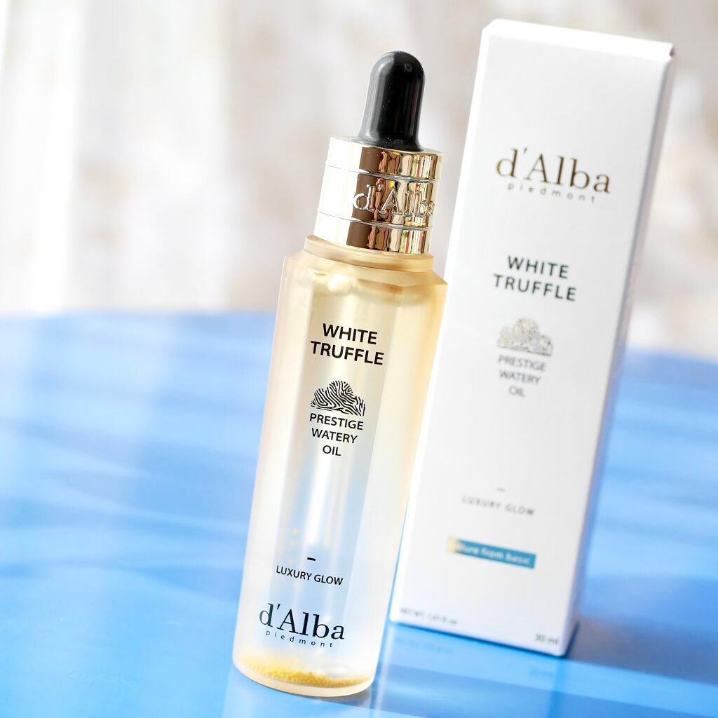 ホワイトトリュフプレステージウォータリーオイル/ダルバ/フェイスオイルを使ったクチコミ(1枚目)