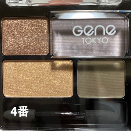 ムードアイシャドウパレット/GENE TOKYO/アイシャドウパレットを使ったクチコミ(4枚目)