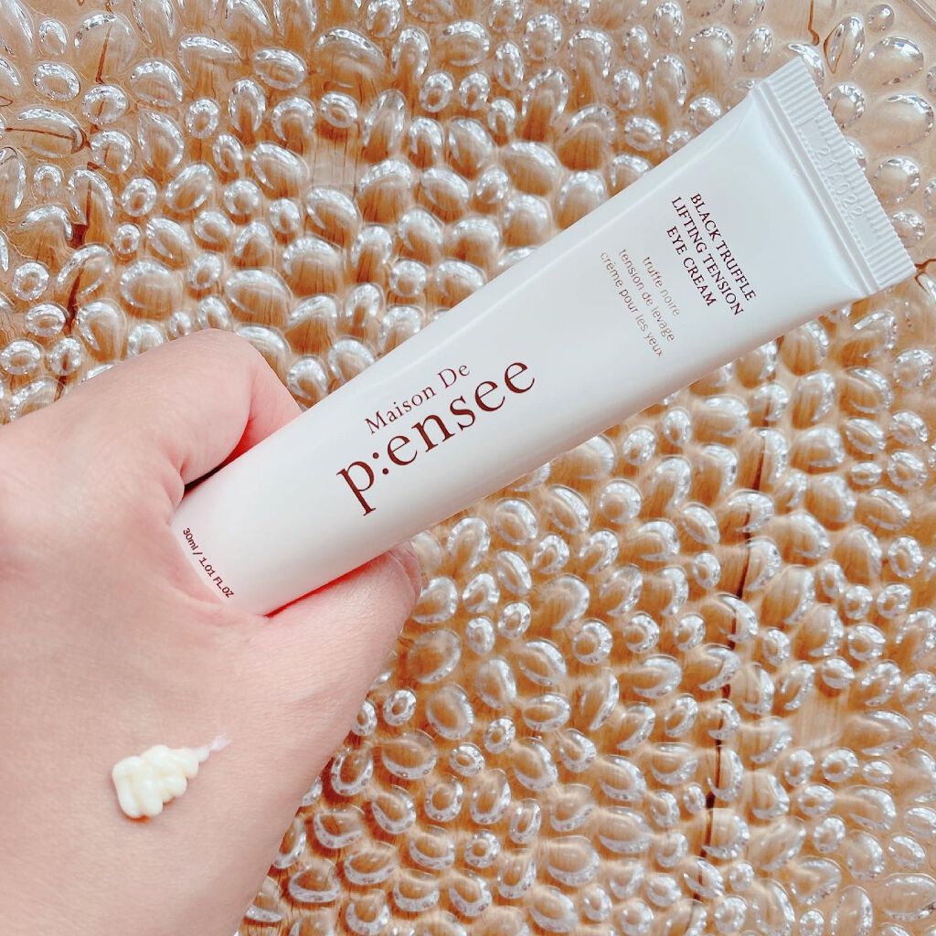 BLACK TRUFFLE LIFTING TENSION EYE CREAM/Maison De P:ensee/アイケア・アイクリームを使ったクチコミ(3枚目)