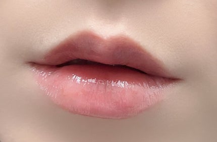 グラスティングカラーグロス/rom&nd/リップグロスを使ったクチコミ(4枚目)