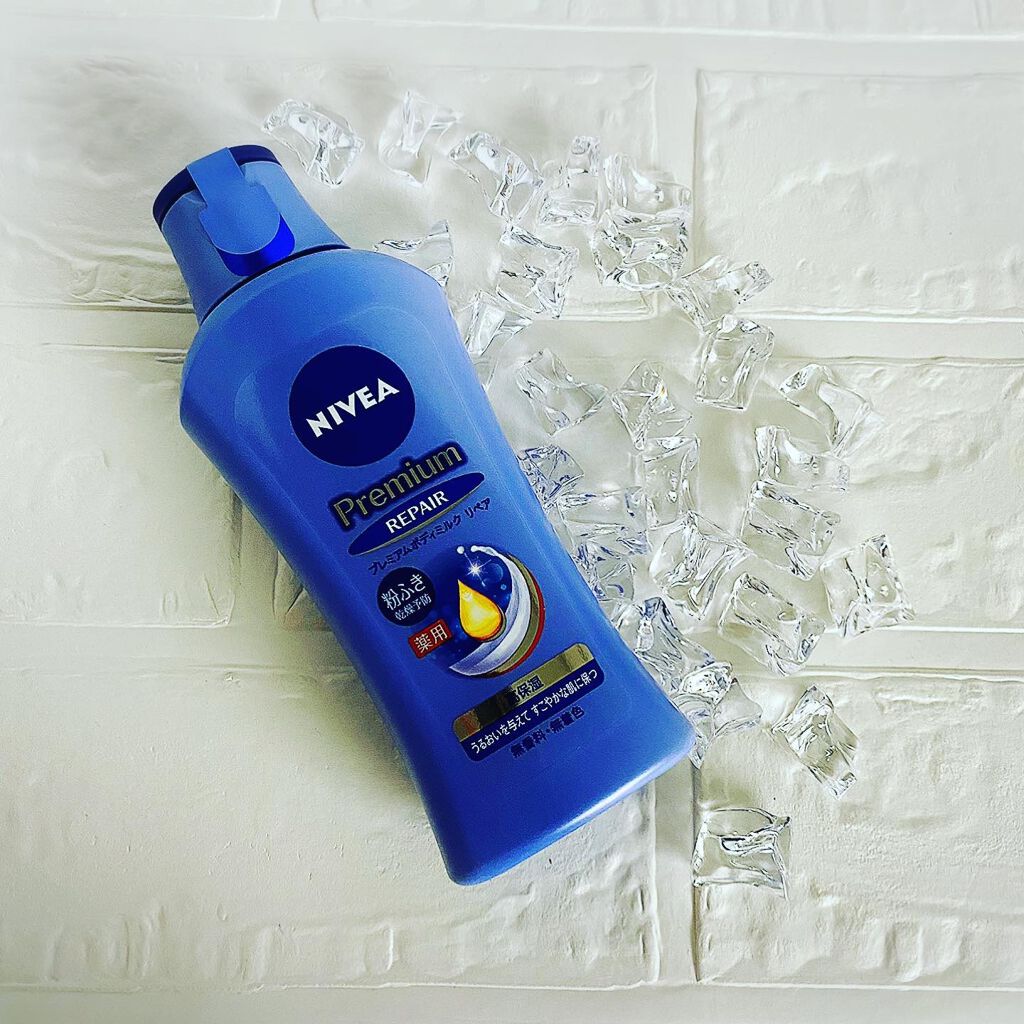 ryoko on LIPS 「'ニベア プレミアムボディミルク リペアニベア花王様からいただ..」(1枚目)