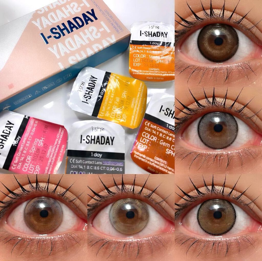i-shaday(アイシャデ―)/蜜のレンズ/カラーコンタクトレンズを使ったクチコミ(1枚目)