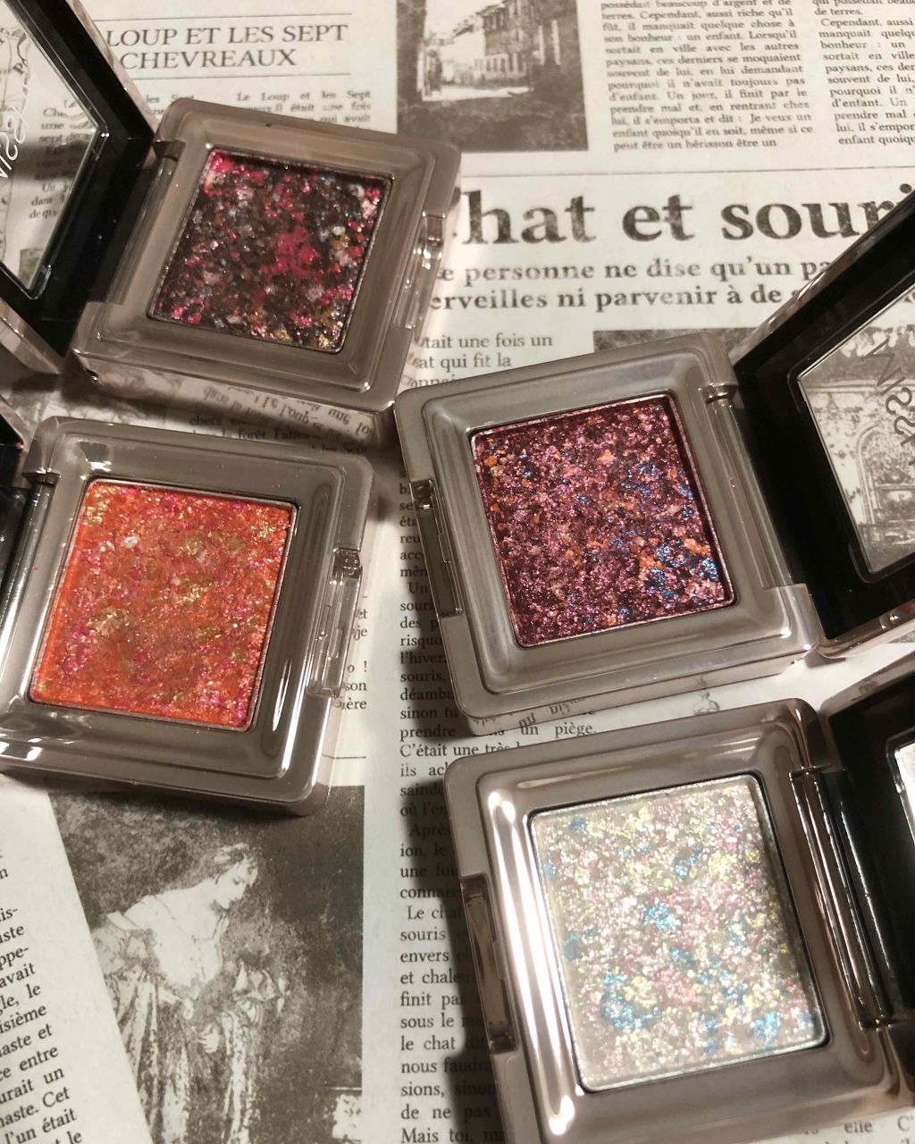 グリッタープリズム シャドウ/MISSHA/グリッターを使ったクチコミ（2枚目）