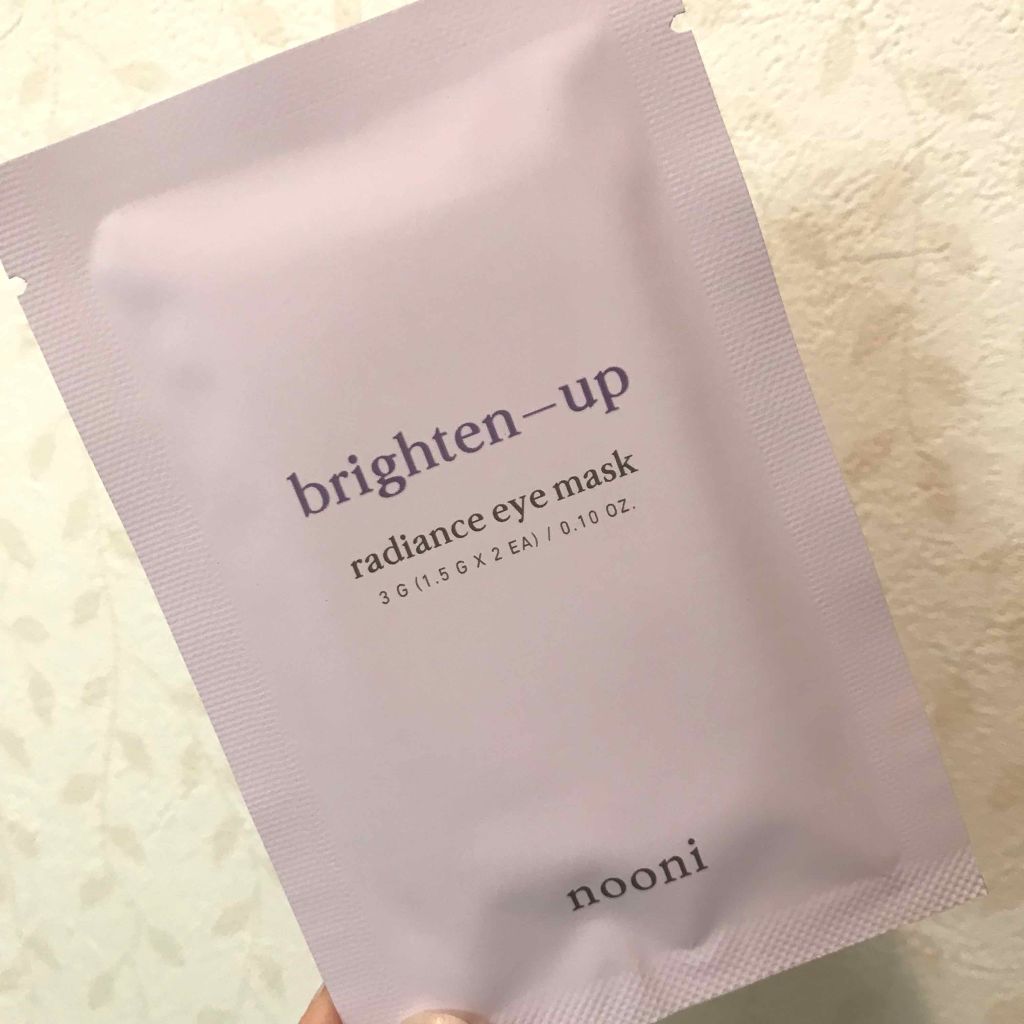 NOONI radiance eye mask