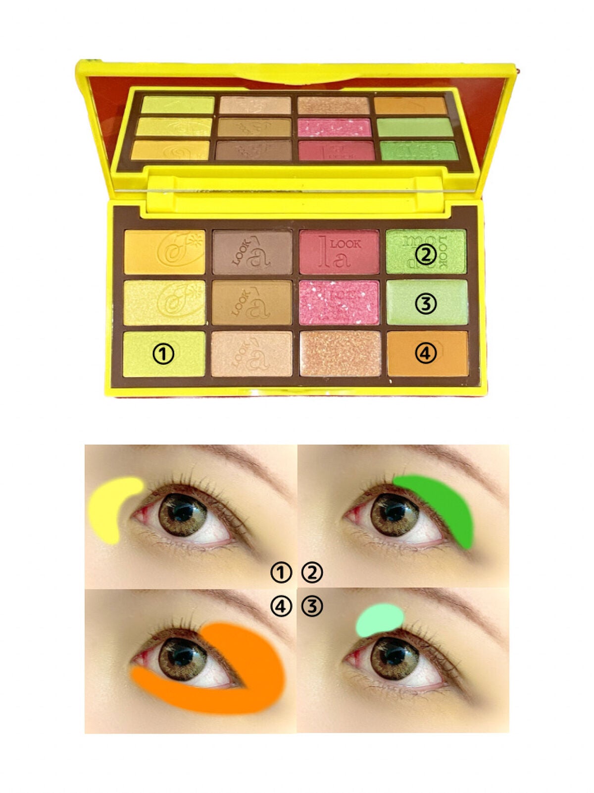 不二家LOOKのチョコレートみたいなコスメパレット/宝島社/書籍を使ったクチコミ(4枚目)