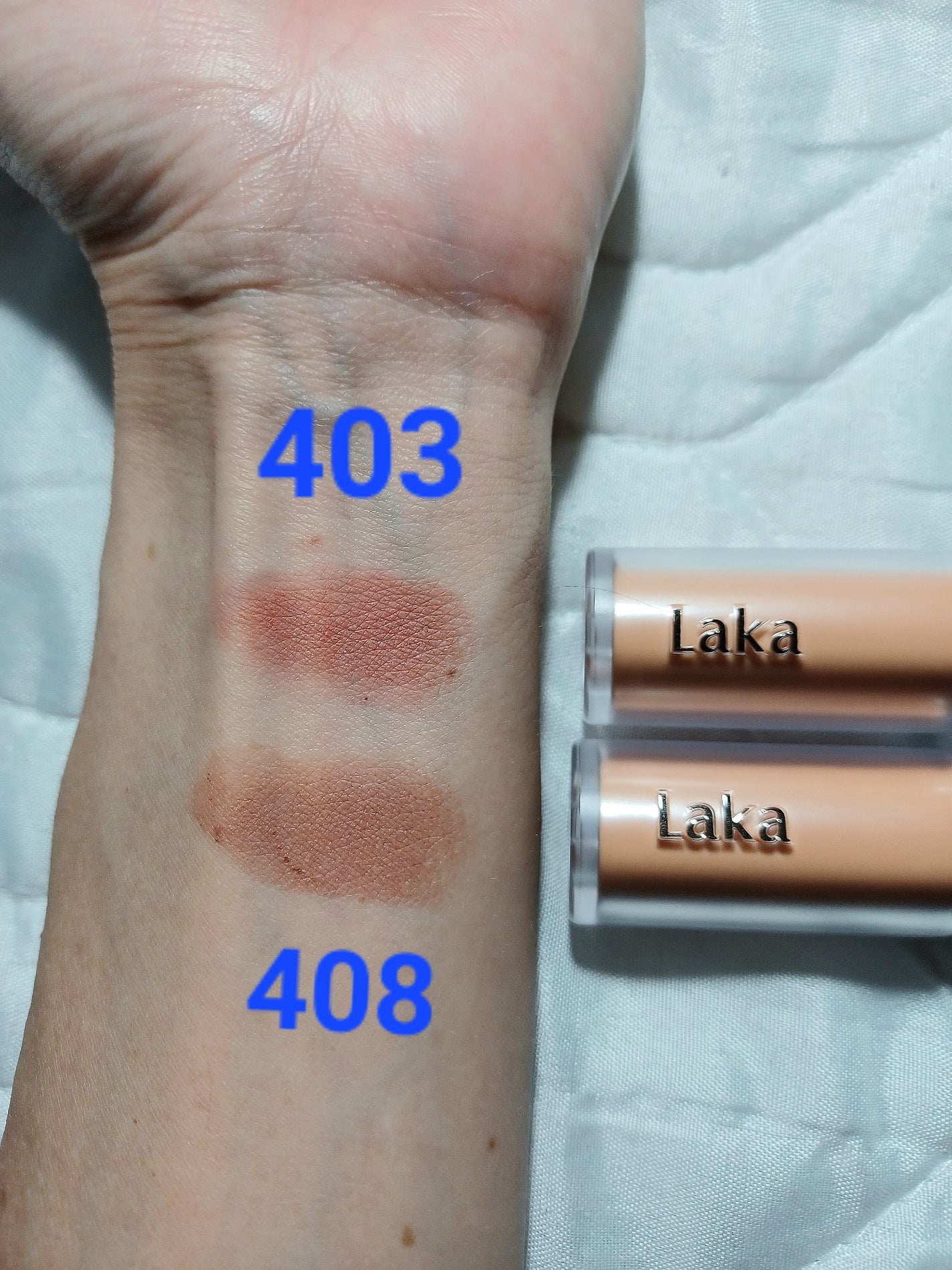 バルキーマットリップスティック/Laka/口紅を使ったクチコミ(3枚目)