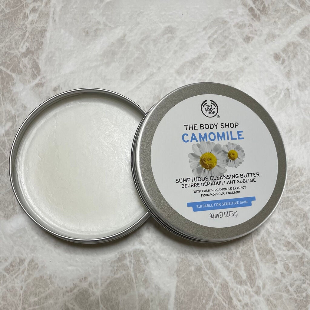 カモマイル サンプチュアス クレンジングバター/THE BODY SHOP/クレンジングバームを使ったクチコミ(1枚目)