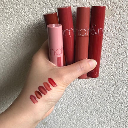 ジューシーラスティングティント/rom&nd/リップティントを使ったクチコミ(1枚目)