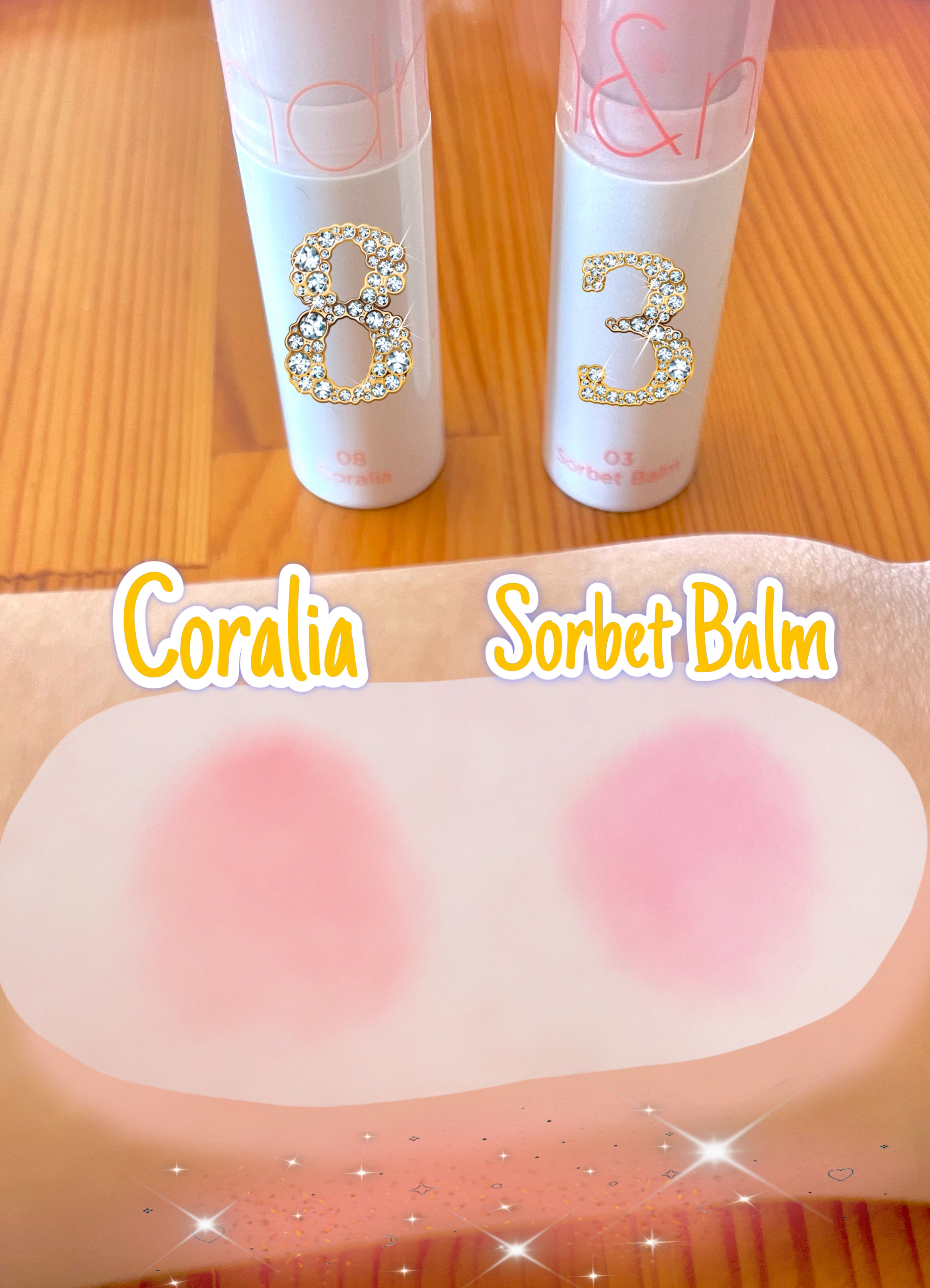 グラスティングメルティングバーム/rom&nd/リップバームを使ったクチコミ（1枚目）